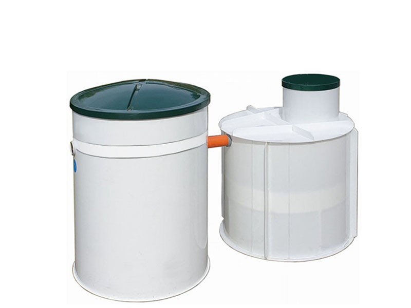 Aquatec AT8 a PPA jímka 3 m³ - sestava čistírny odpadních vod a jímky